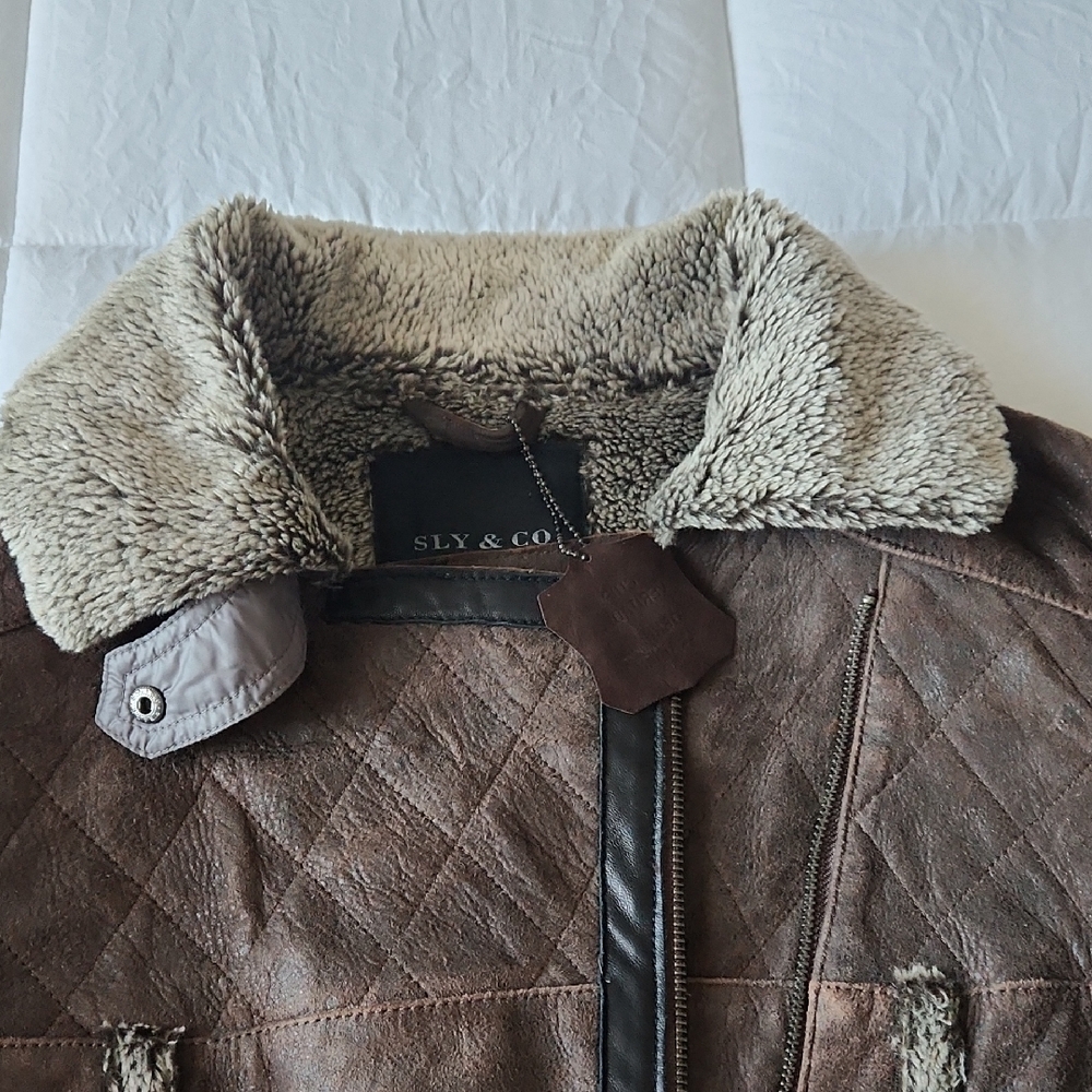 SLY & CO Brown Quilted Women's Jacket